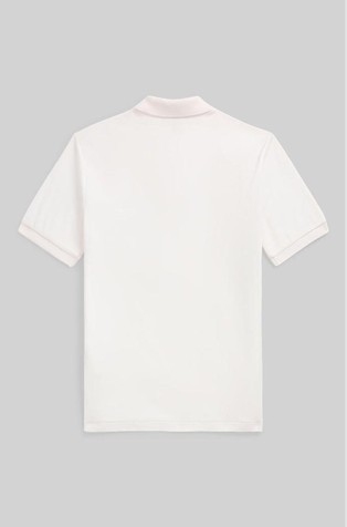 RALPH LAUREN Short-sleeved Cotton Polo Shirt White 2