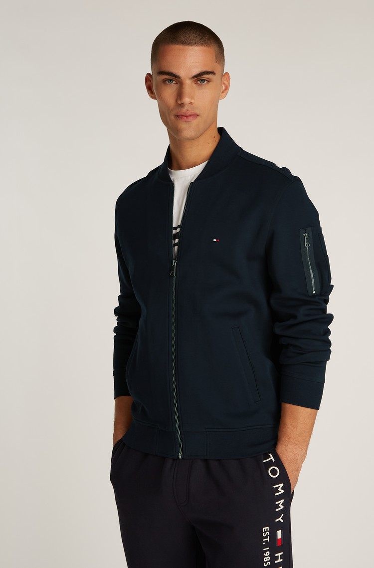 TOMMY HILFIGER Essential intechno jopa Modra - Dark Blue 
