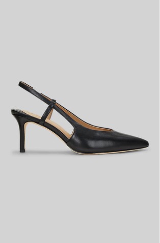 Khloe Leather Slingback Pumps