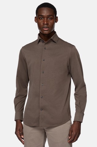 Regular fit srajca iz japonske jersey tkanine