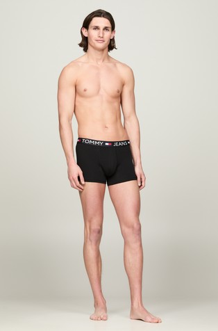 TOMMY HILFIGER Paket 3 boksaric z logo pasom Črna - Black Colour 3