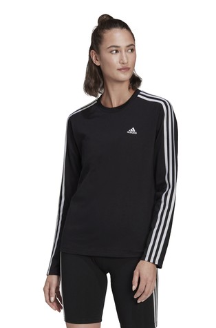 Essentials 3-Stripes majica z dolgimi rokavi