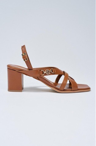 Leather Sandals with heel