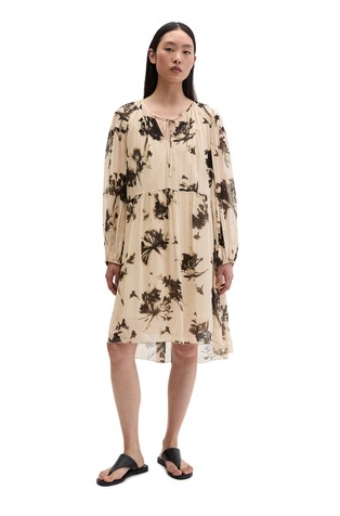 Floral print viscose dress