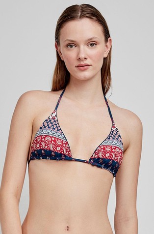Obojestranski triangel bikini zgornji del kopalk