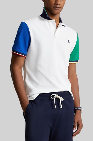 Classic fit polo majica s kratkimi rokavi