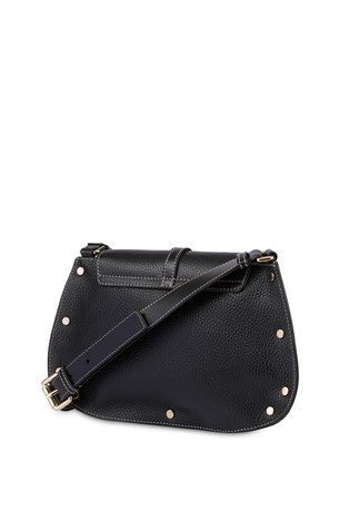 POLLINI Austin usnjena torbica za čez ramo Črna - Black 3
