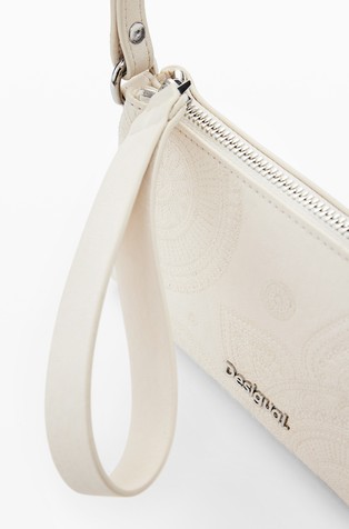 DESIGUAL S embossed wallet White 4