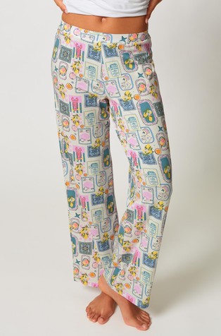 Night In Skiny 03 vzorčast spodnji del pižame