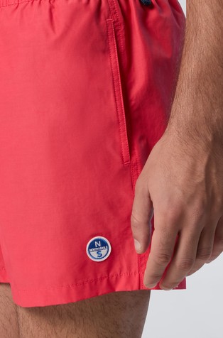NORTH SAILS Swim shorts with logo patch Geranium 4