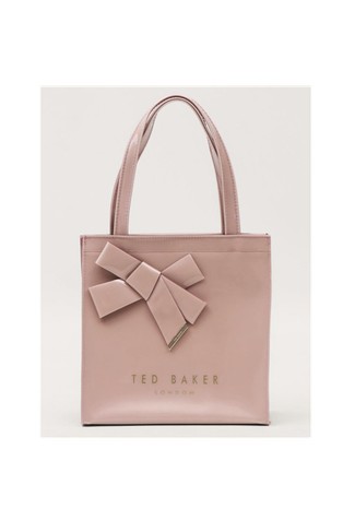 Manjša tote torbica s pentljo in logotipom