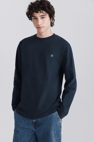 Soft long sleeve basic shirt