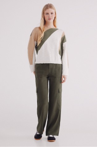 SPRINGFIELD Colour block cotton jumper Multi 3