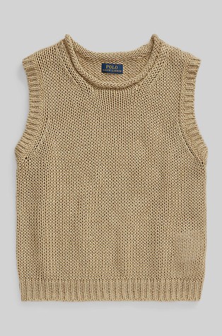 Ralph lauren sleeveless sweater discount