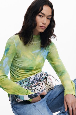 DESIGUAL Majhna torbica s potiskom Večbarvna - Multi 6