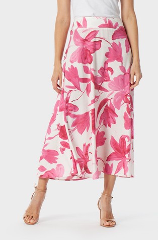 Floral long skirt