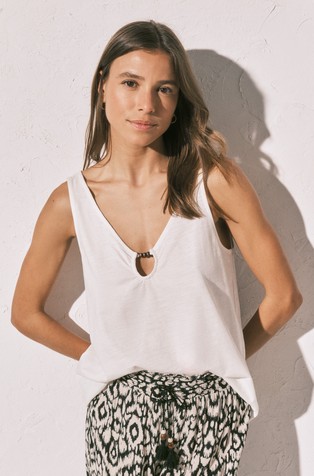 Cotton vest top