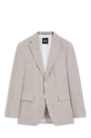 Slim-fit single-breasted blazer