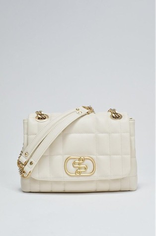 Quilted bag leather effect