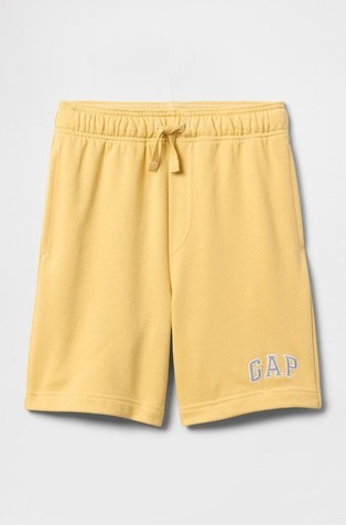 GAP Gap logo kratke hlače za dečke Rumena - French Almond 5