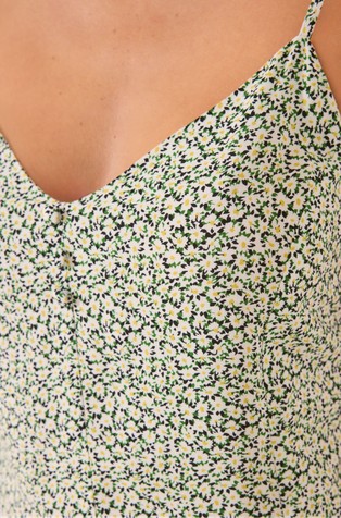 WOMEN'SECRET Floral mini short dress from viscose Multi 5