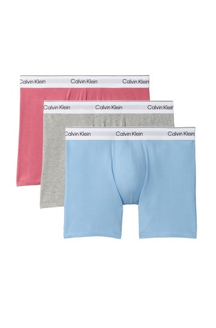 3 Pack Boxer Briefs - Icon Cotton Stretch