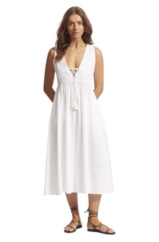 Sunbreak Poplin Midi