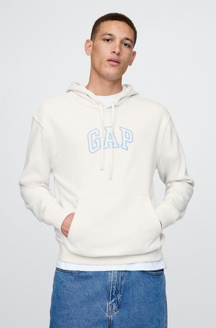 Gap logo moški pulover s kapuco