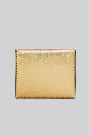 RALPH LAUREN Usnjena denarnica Zlata - Modern Gold 2