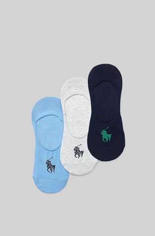 POLO RALPH LAUREN Big Pony no show liner 3 pack Emporium