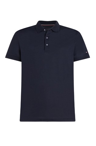 TOMMY HILFIGER Slim fit polo majica iz merceriziranega bombaža Modra - Dark Blue 4