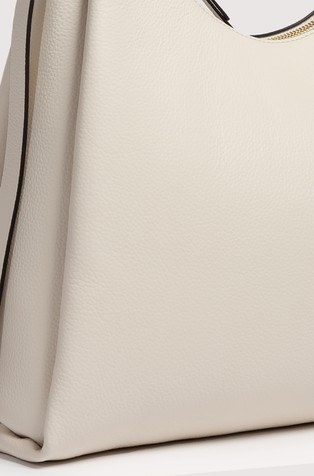 COCCINELLE Boheme shoulder bag Blanco / Skin 3
