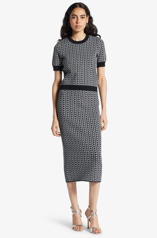 Pencil krilo z žakarskim logo vzorcem