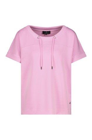 MONARI Short sleeved sweatshirt with drawstring Pink 6