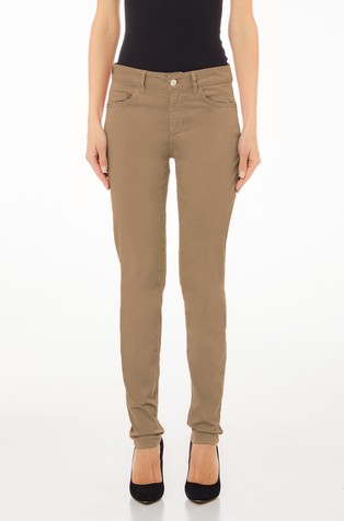 Skinny fit jeans with rhinestones