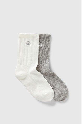 Two pairs of ribbed socks