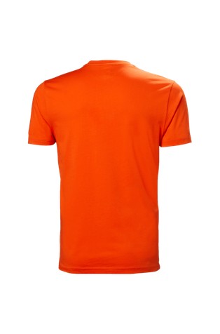HELLY HANSEN Box organic cotton logo t-shirt Orange 5