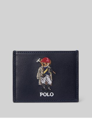 Polo Bear Leather Card Case