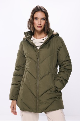 Vodoodbojna bunda s kapuco in Sorona Aura polnilom