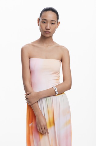 DESIGUAL 2-in-1 long gradient dress Multi 7