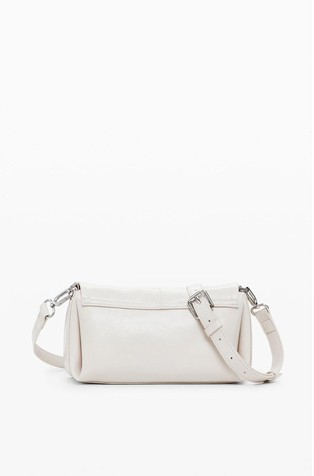 DESIGUAL Faux-leather small bag with bow White 2