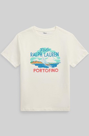 Logo majica s kratkimi rokavi iz bombažnega jerseya