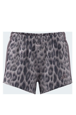 Seasonal Essentials Leopard Print Woven Shorts