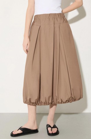 Midi balonasto krilo iz bombažnega poplina