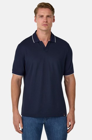 S.Cafè® High-Performance Piqué Polo Shirt