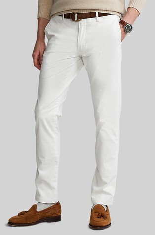 Slim fit raztegljive chino hlače