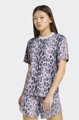 Seasonal Essentials majica s kratkimi rokavi in leopardjim vzorcem