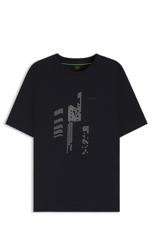 Relaxed-fit T-shirt in cotton jersey with printed artwork