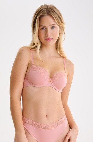 Ria modrček z oblikovanimi penastimi košaricami