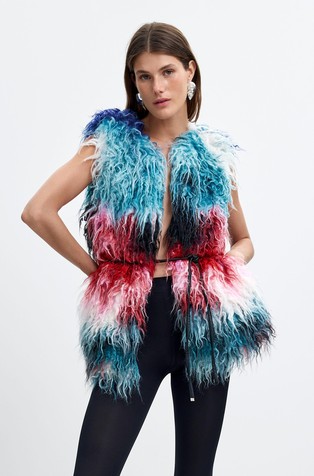Furry Vest M.C. Lacroix